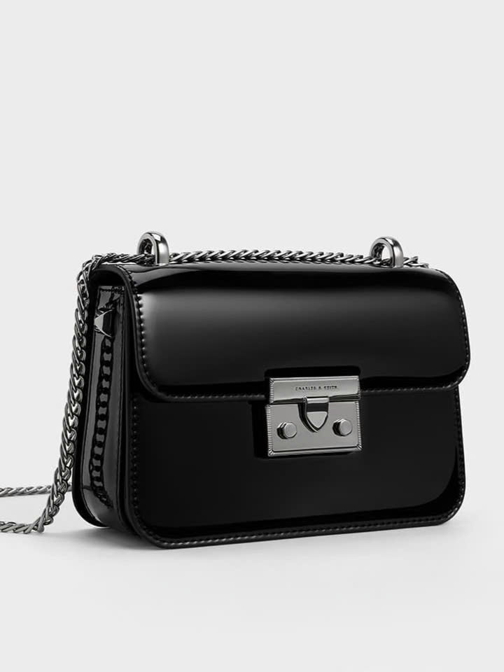 CNK Classic Push-Lock Crossbody Bag