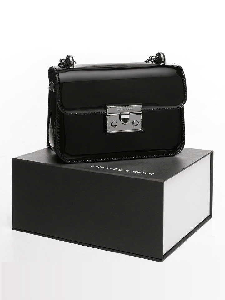 CNK Classic Push-Lock Crossbody Bag