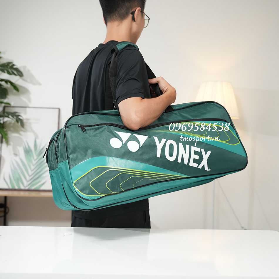 Túi cầu lông chính hãng YONEX TOURMENT BAG - màu xanh lam/ dark sea