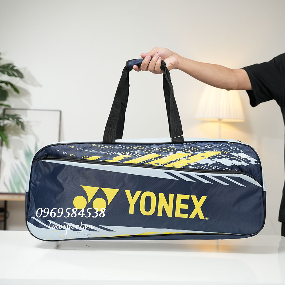 Túi cầu lông chính hãng YOEXN TOURNAMENT BAG - Xanh navy/ golden kiwi BAG2331T02TB