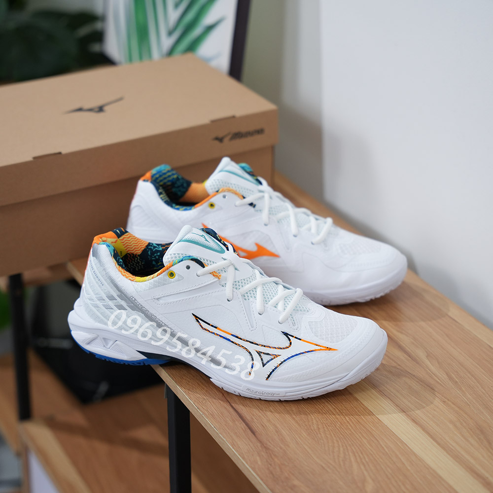 Giày cầu lông Mizuno Wave claw 3 71GA244333 trắng