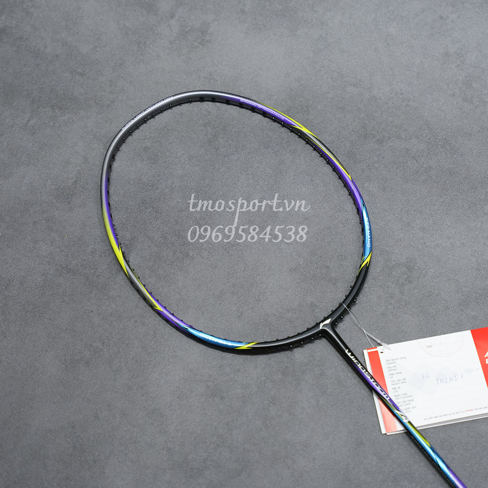 Khung vợt cầu lông Li-Ning Windstorm 74 Grey (chưa căng cước)