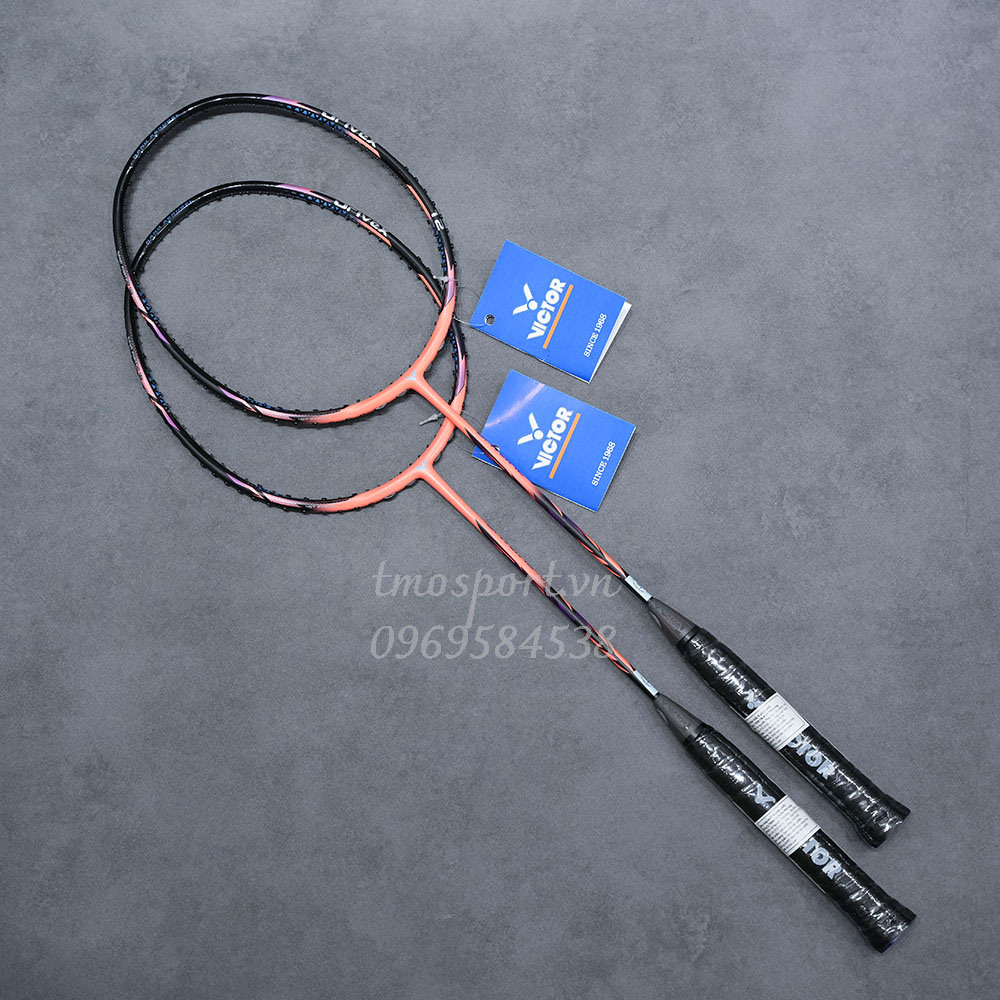 Vợt cầu lông Victor DriveX 12 O-màu cam (tặng cước Victor VBS 66 nano)