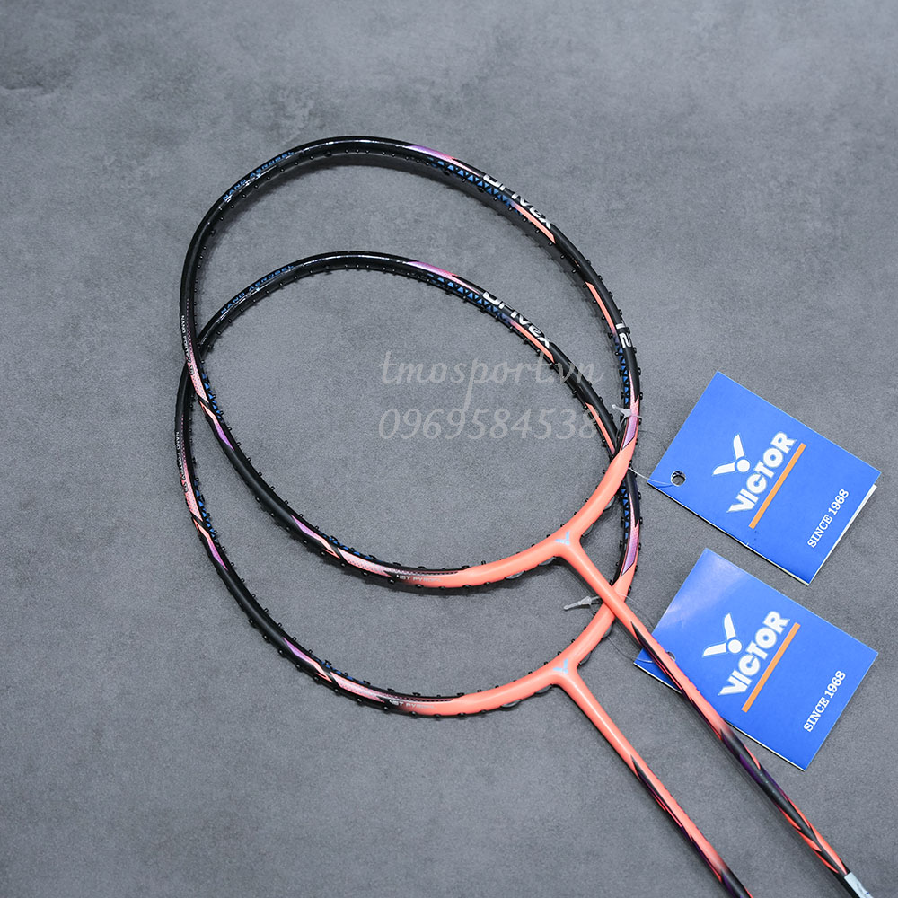 Vợt cầu lông Victor DriveX 12 O-màu cam (tặng cước Victor VBS 66 nano)