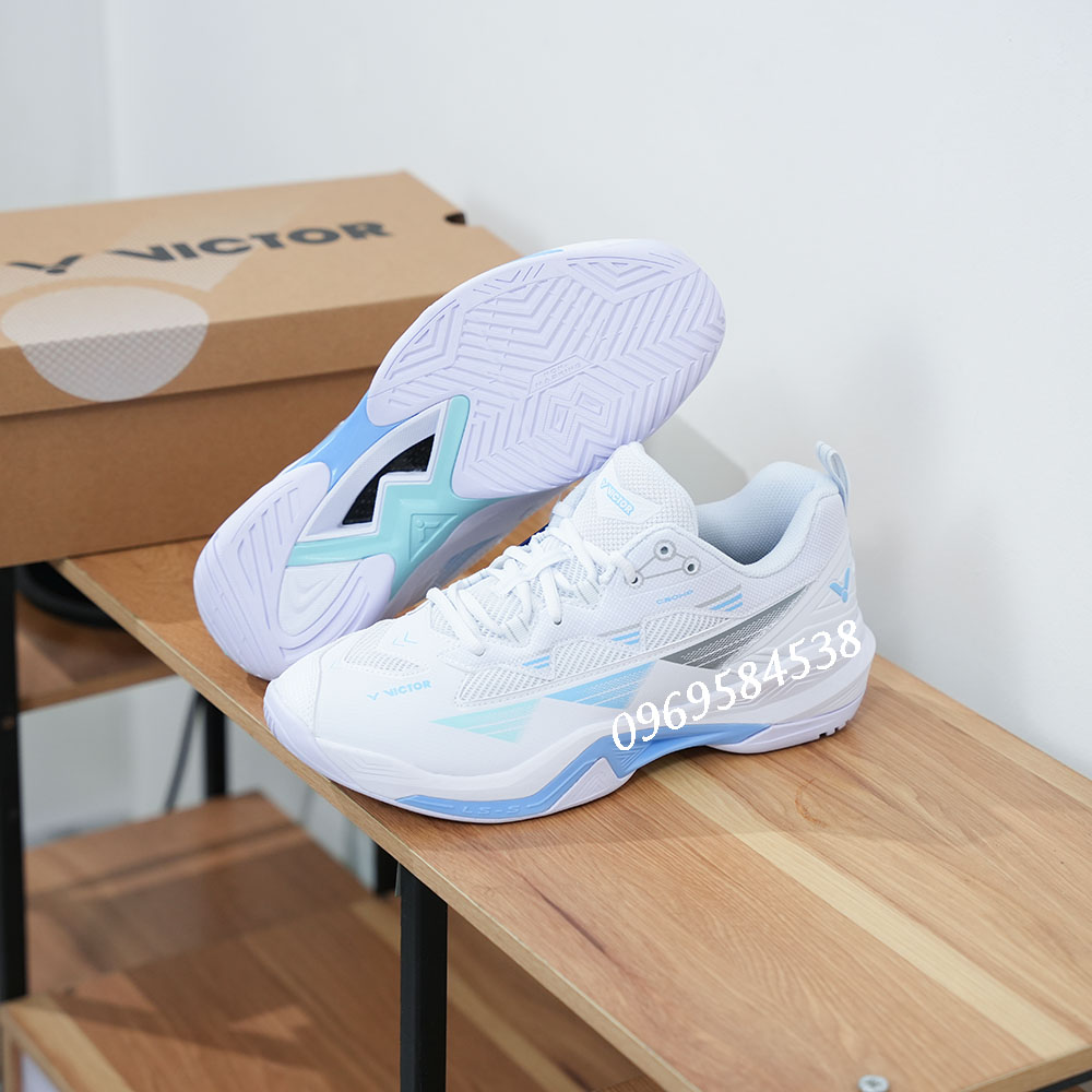 Giày Cầu Lông Victor C90HP AM-Trắng xanh