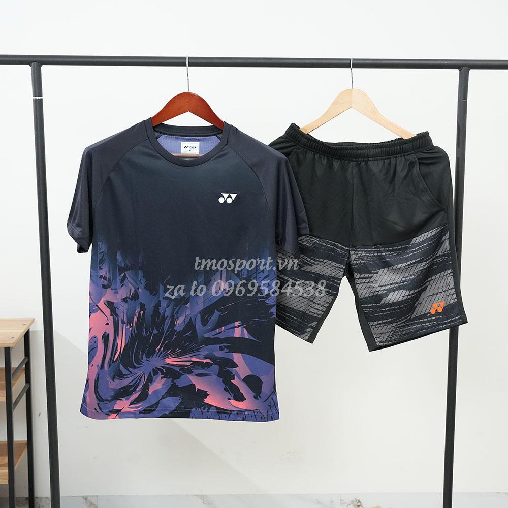 Áo Yonex Round Neck Men xanh biển RM-S092-3081-RW2-S