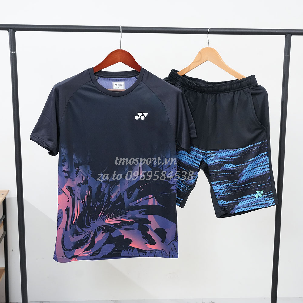 Áo Yonex Round Neck Men xanh biển RM-S092-3081-RW2-S