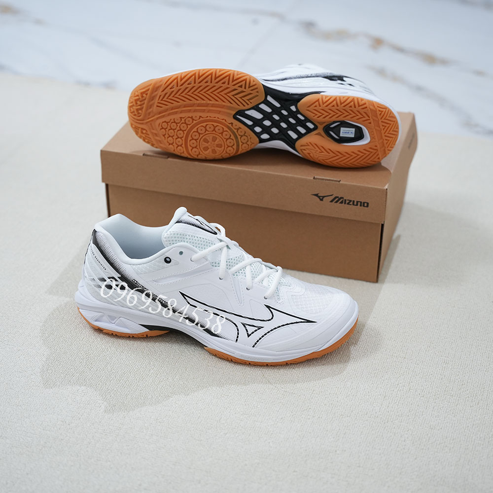 Giày cầu lông Mizuno wave claw 3 nam trắng 71GA244328