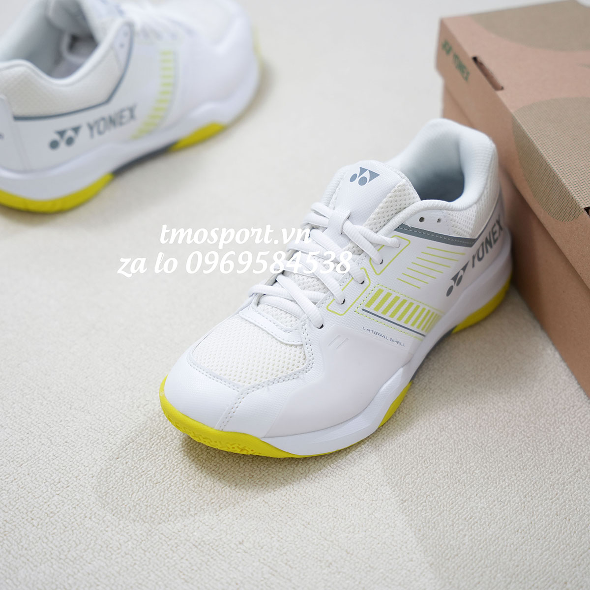 Giày cầu lông Yonex Strider Flow trắng xanh chanh