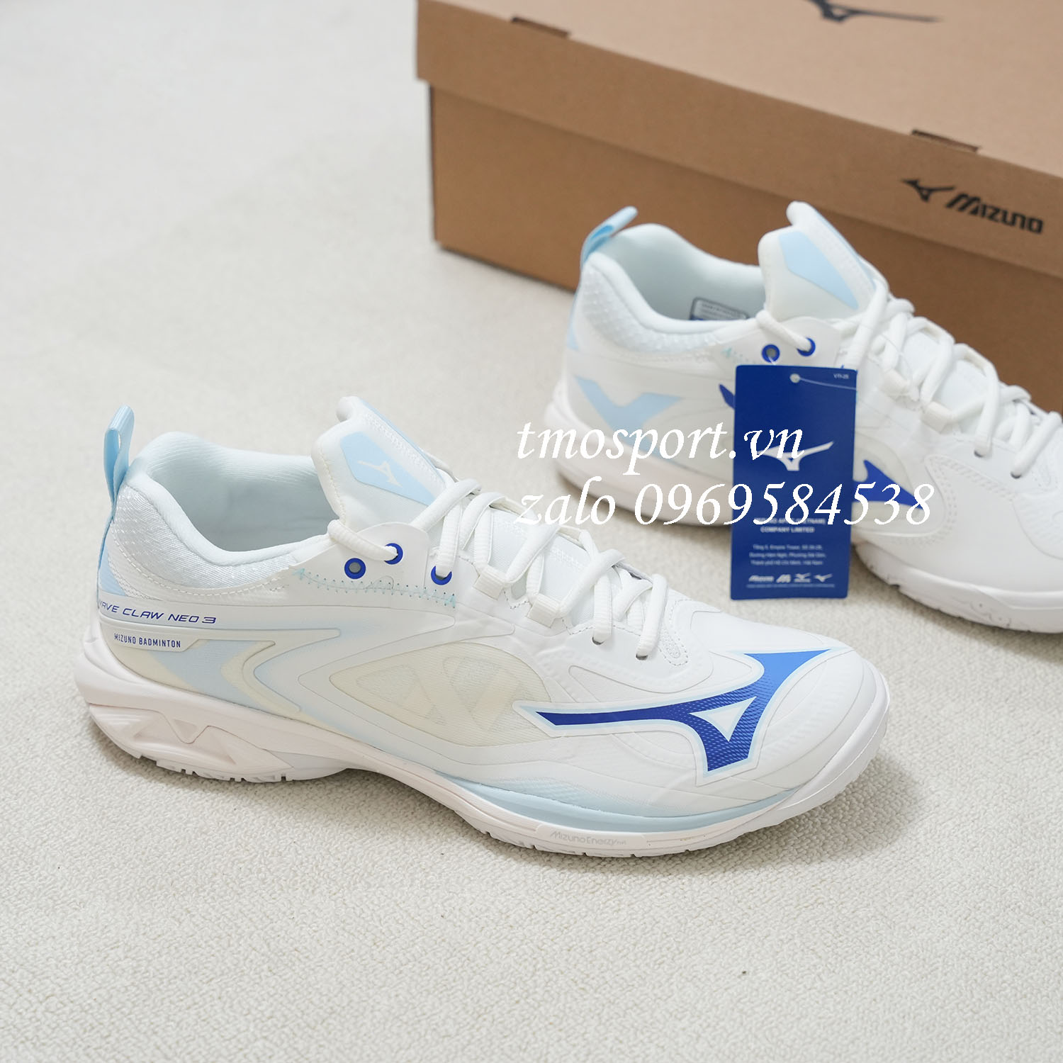 Giày cầu lông Mizuno Wave Claw Neo 3 71GA247333