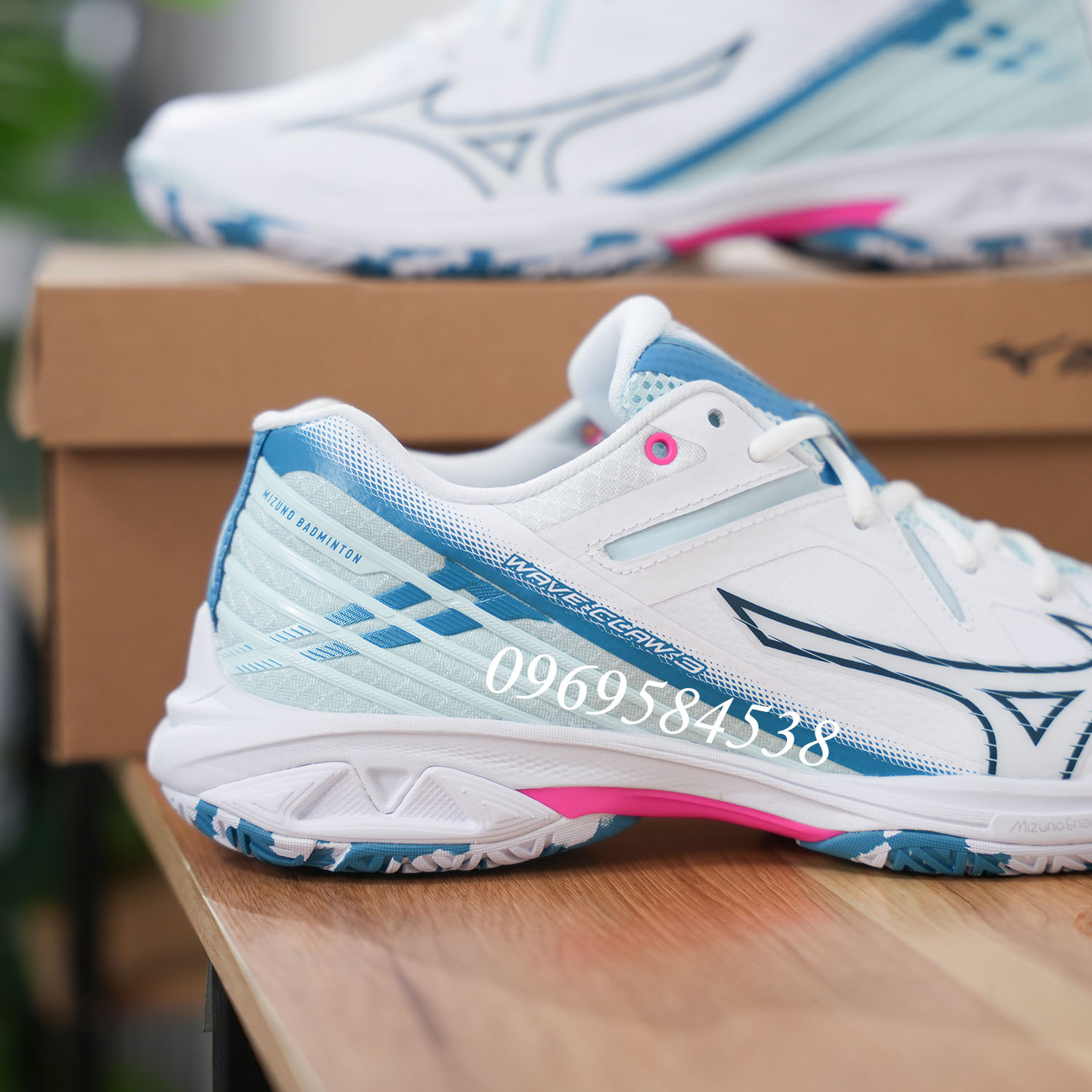 Giày cầu lông Mizuno wave claw 3 71GA244221