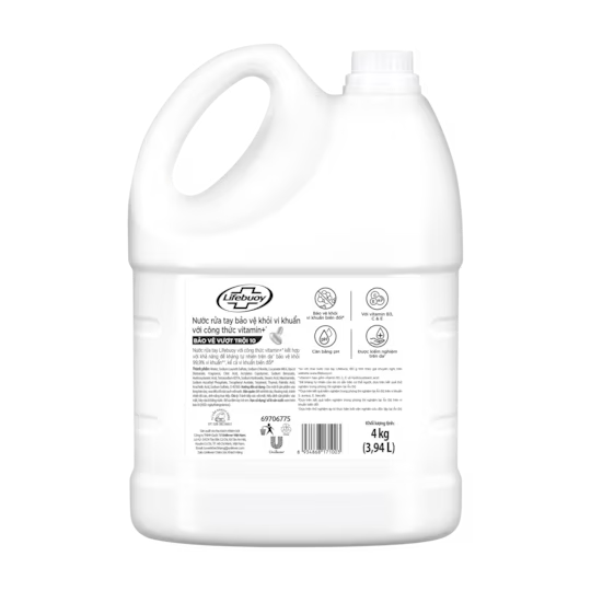 Lifebuoy Nước Rửa Tay Chuyên Dụng Vitamin+ Bảo Vệ Vượt Trội Can-4KG