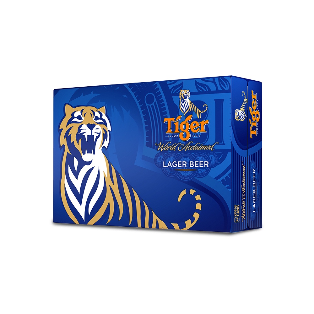 Thùng 24 lon bia Tiger 330ml/lon (HỎA TỐC 24 quận)