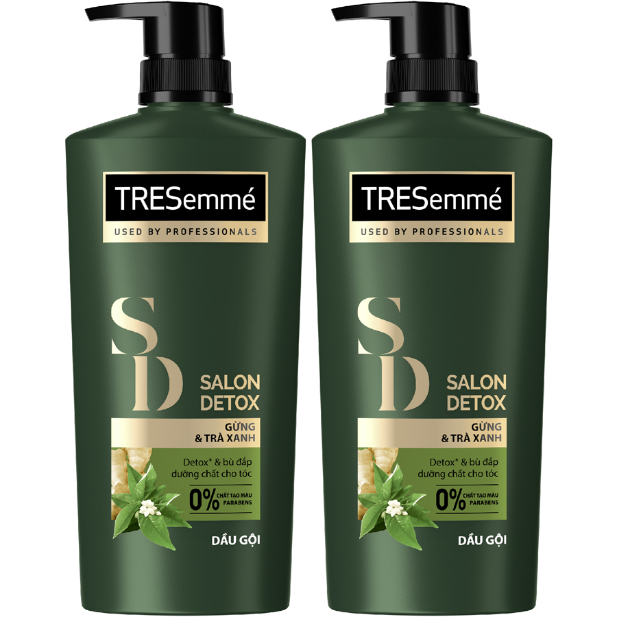 Dầu gội Tresemme Salon Detox gừng và trà xanh