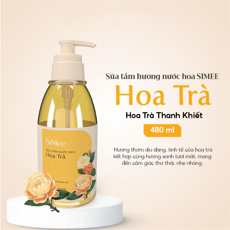 Sữa tắm hương nước hoa SiMee Hương Hoa Trà