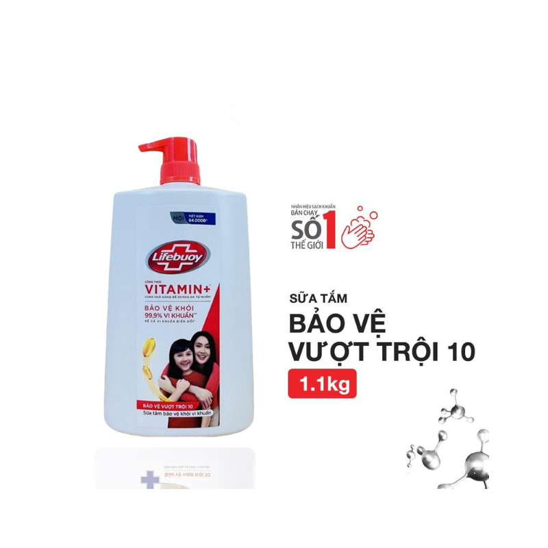Sữa tắm Lifebuoy chai 1.1 kg