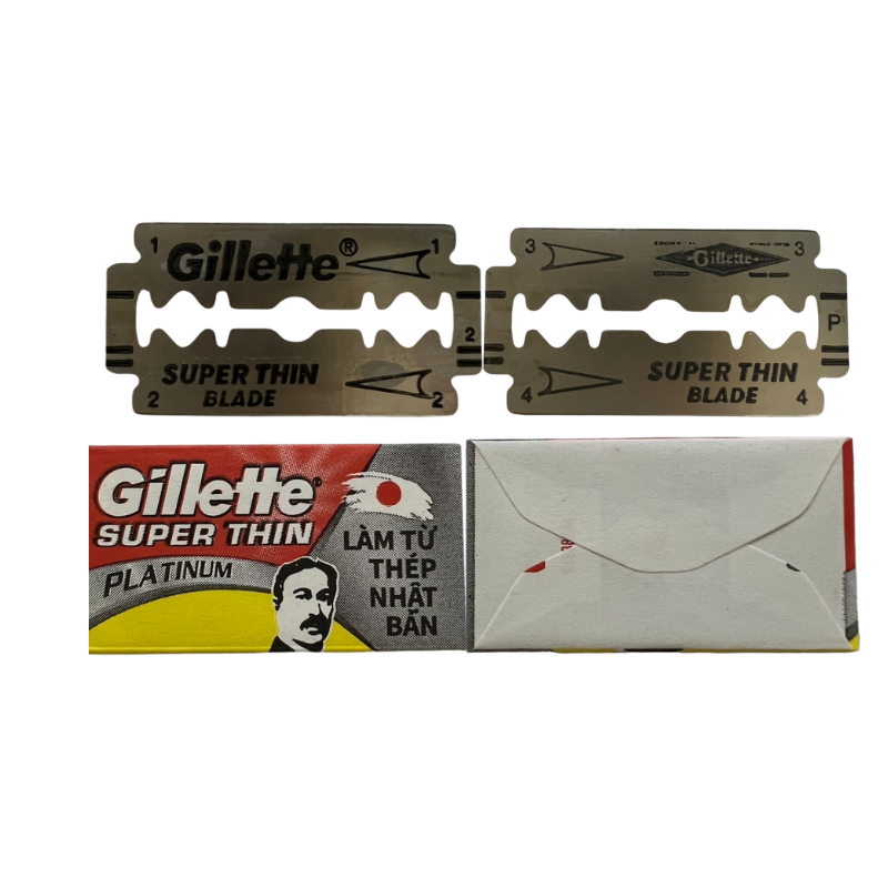 Gillette Super Thin Platinum Lưỡi Lam - Hộp 100.