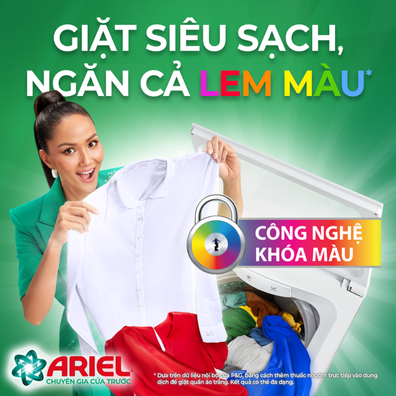 Ariel Nước Giặt Chuyên Gia Cửa Trên Sạch Sâu Nhiều Hương Túi 3.65 kg