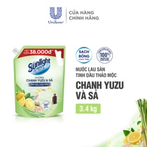 Sunlight Nước Lau Sàn Tinh Dầu Thảo Mộc - Túi 3.6 Kg