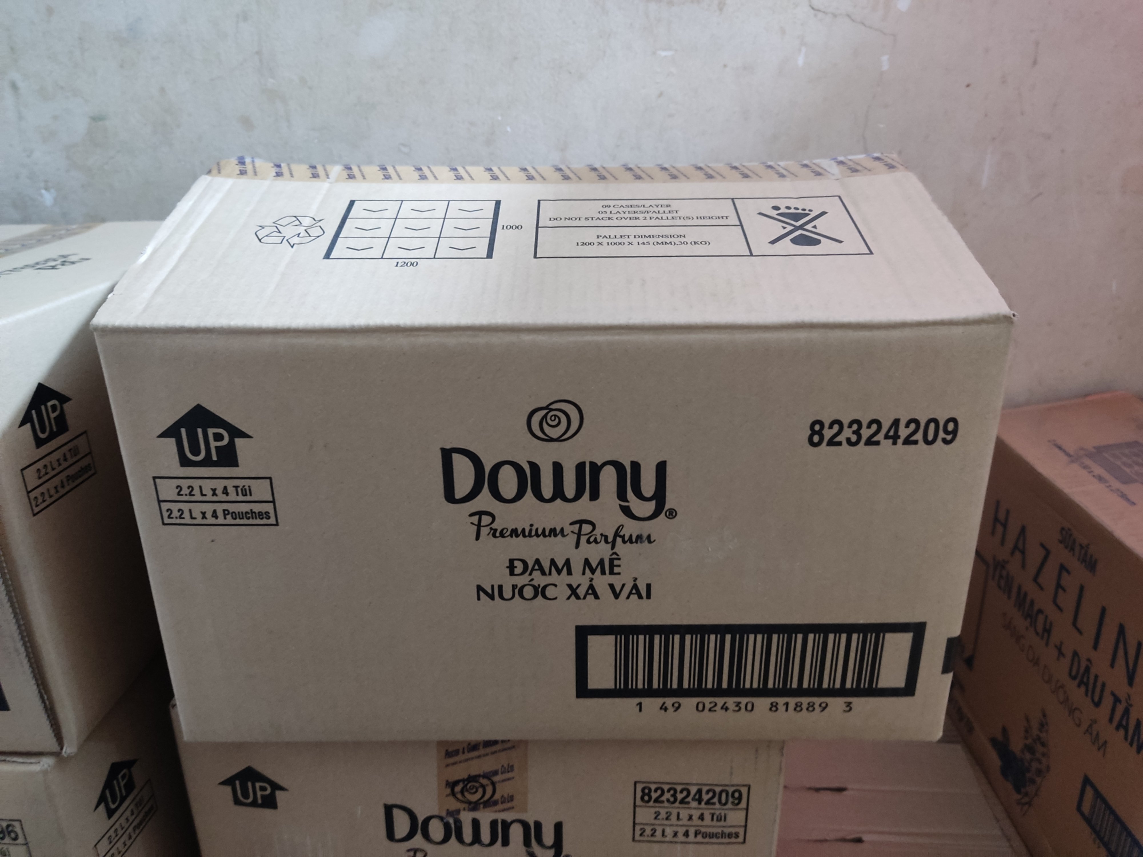 Downy nước Xả Vải - 2.5L