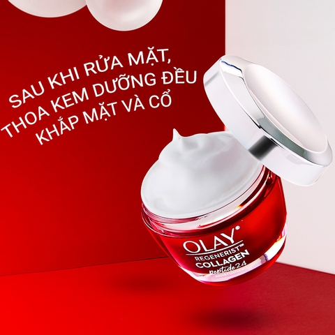 Olay Regenerist Collagen Peptide 24 Kem Dưỡng Tái Tạo Da Căng Bóng 50g