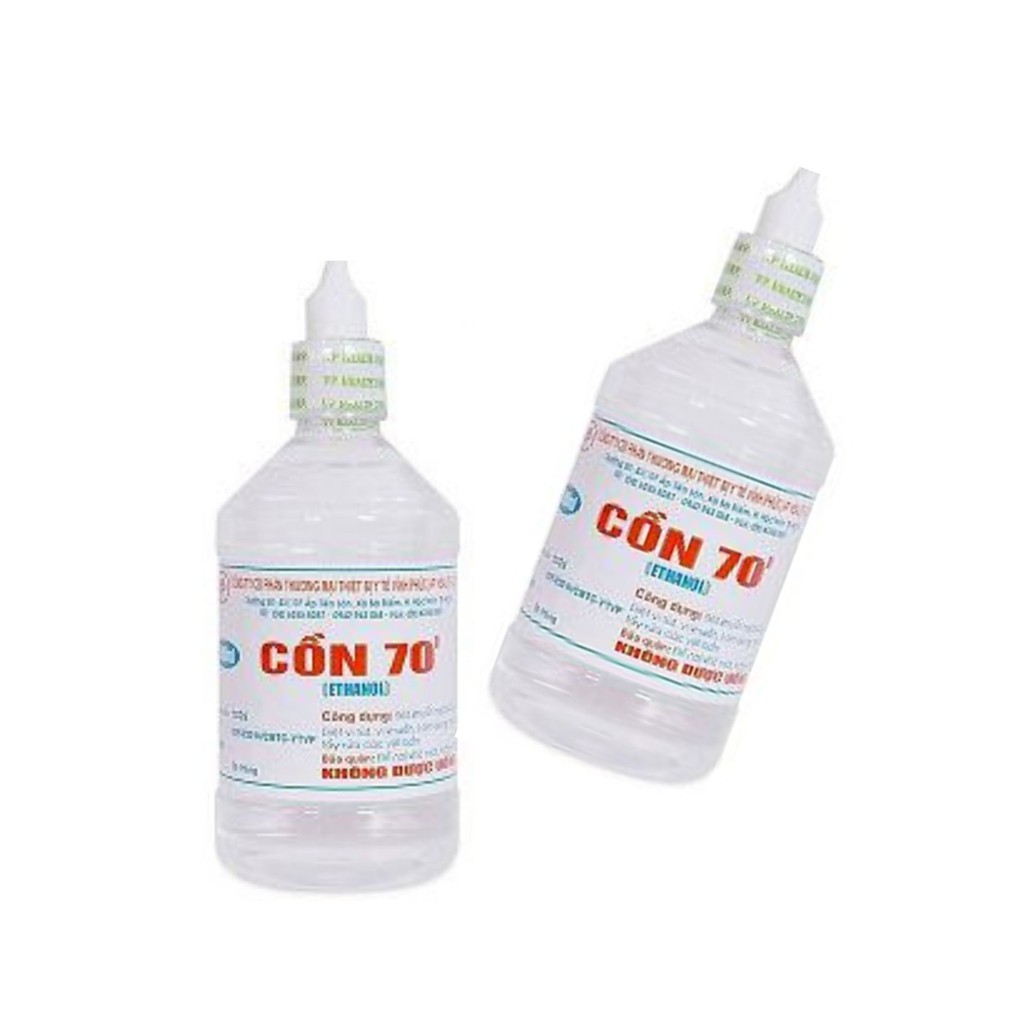 Cồn 70 Độ VP chai/lọ 500ml Màu trắng