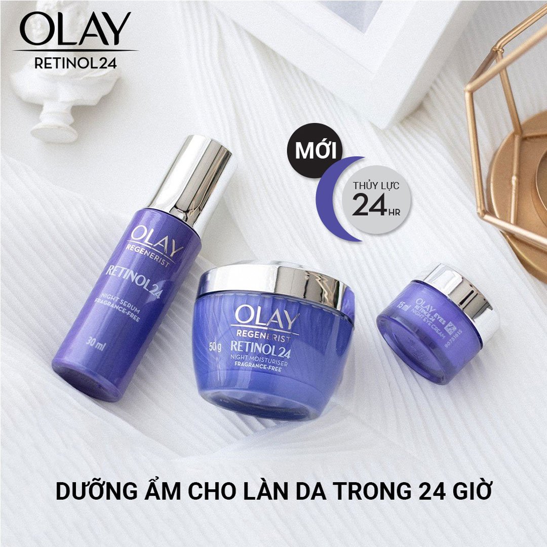 Olay Regenerist Retinol 24, Serum Retinol 24 Moisturiser 30ml/50g
