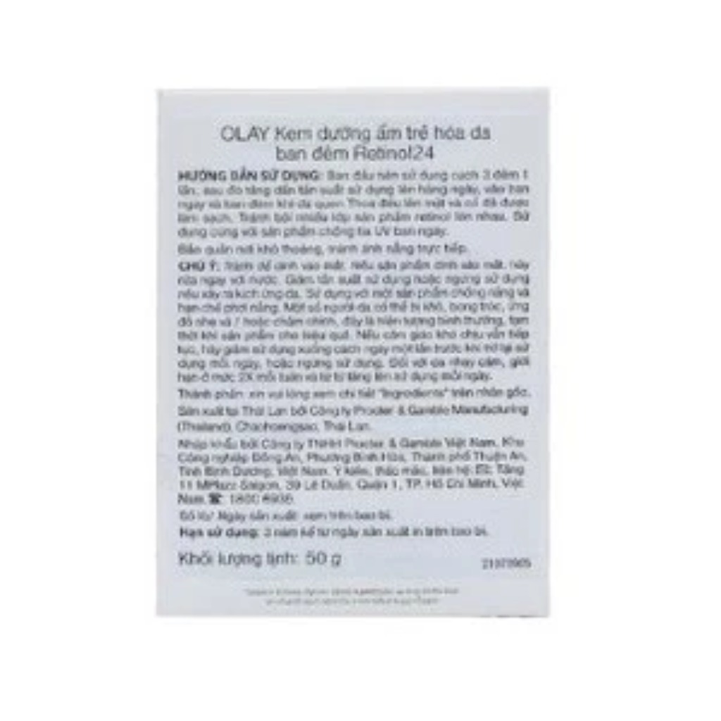 Olay Regenerist Retinol 24, Serum Retinol 24 Moisturiser 30ml/50g