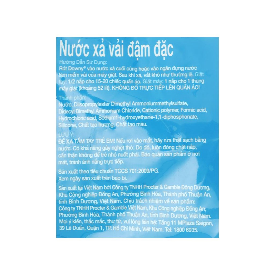 Downy Nước Xả Vải Hương Nắng Mai, Làn Gió Mát Túi - 3L