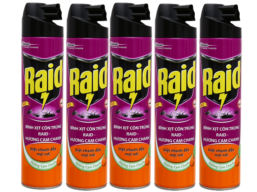 Raid Xịt Côn Trùng Chai - 700 ml