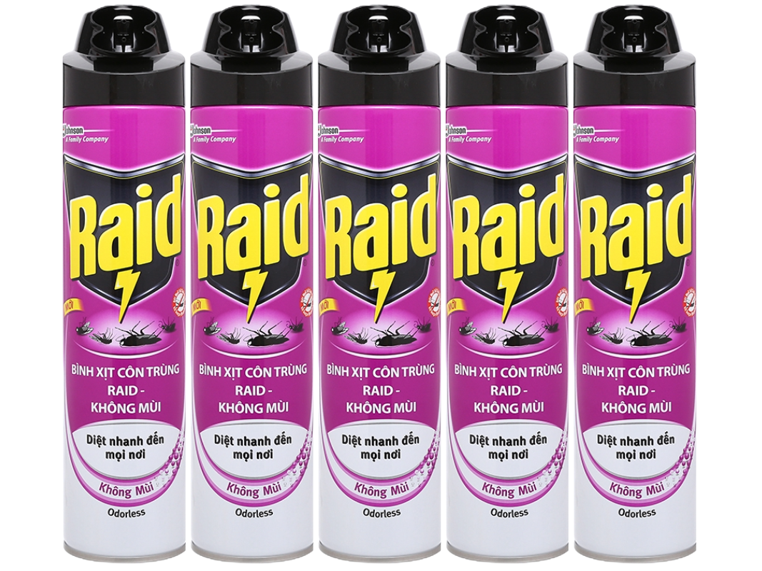 Raid Xịt Côn Trùng Chai - 700 ml