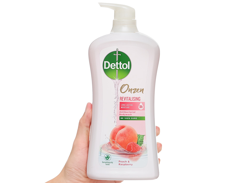 Dettol Onzen Sữa Tắm Dưỡng Da Đào & Phúc Bồn Tử - 950g.