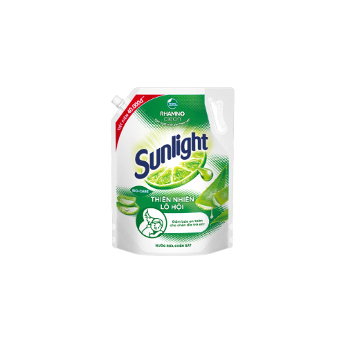Sunlight Nước Rửa Chén Thiên Nhiên Muối Khoáng và Lô Hội Túi 3.3 Kg