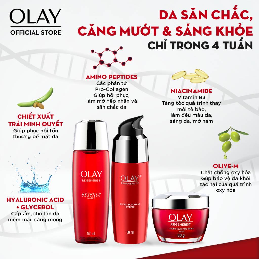 Olay Regenerist Serum Tinh Chất Vi Dưỡng 50ml