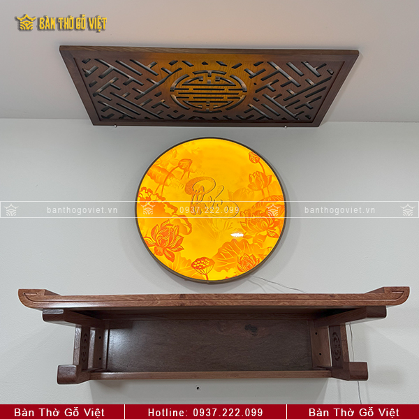 Bàn Thờ Treo Tường Chân Thọ Hương Đá GV-TR002