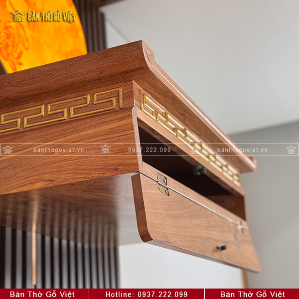 Bàn Thờ Treo Tường Hương Đá Đại Cát GV-TR010