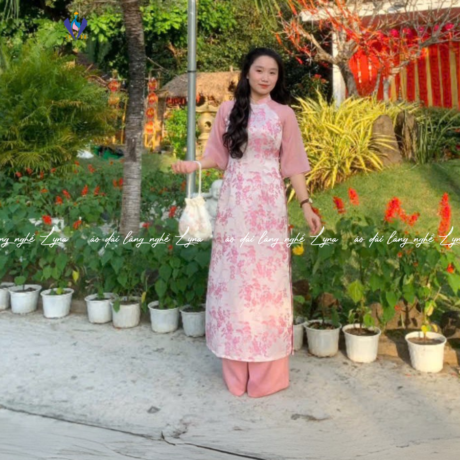 Áo Dài Ngọc Hồng Cung Y – Trẻ Trung, Hiện Đại, Tôn Dáng, Sang Trọng, Dự Tiệc & Lễ Tết
