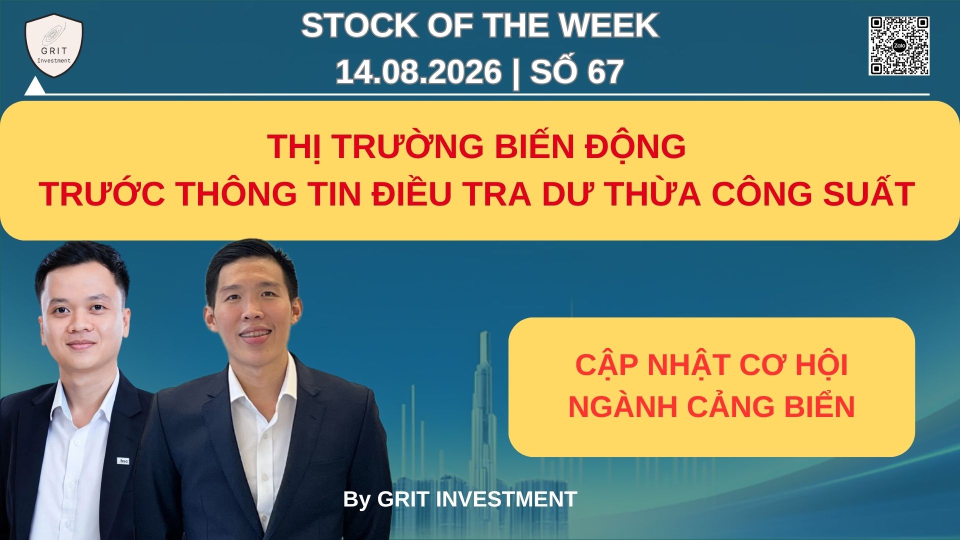 SOTW 67 | Biến động trước thông tin điều tra dư thừa công suất – Cập nhật cơ hội ngành cảng biển