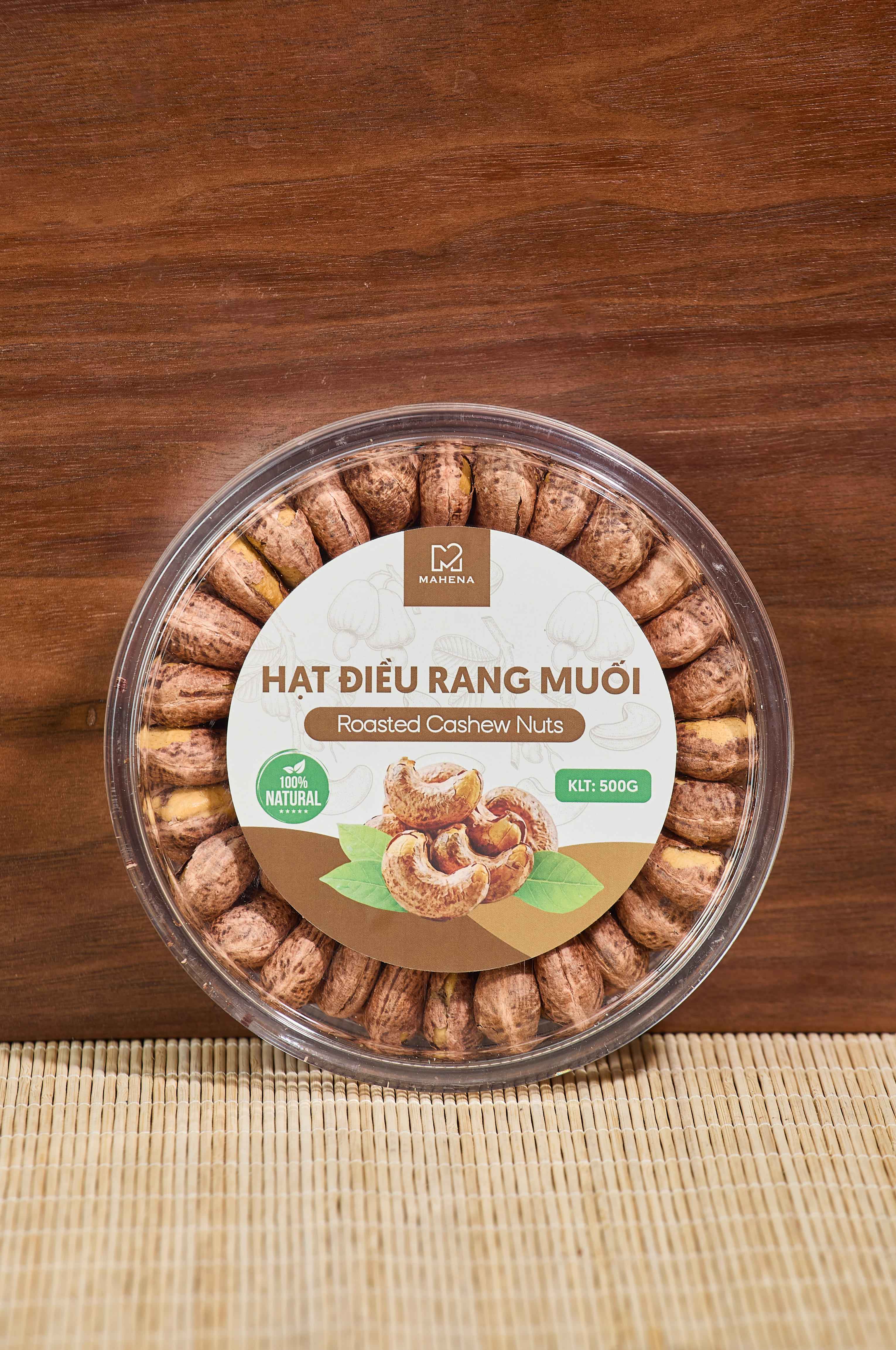 HẠT ĐIỀU RANG MUỐI XẾP HOA 500G