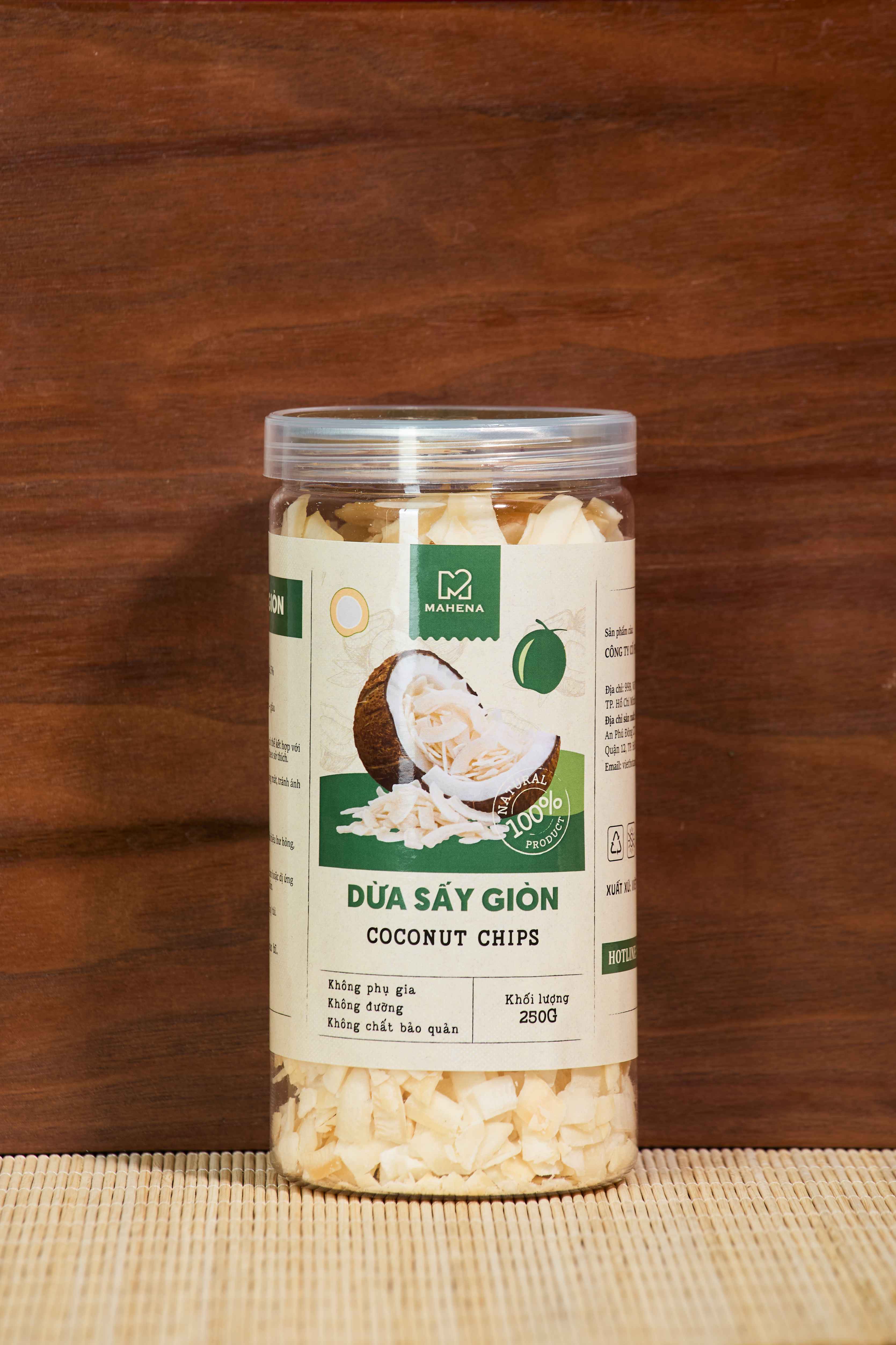 DỪA SẤY GIÒN 270G