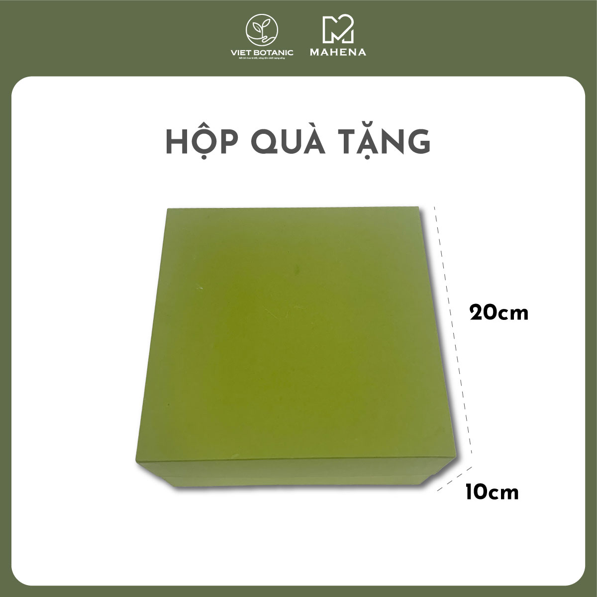 HỘP QUÀ XANH VUÔNG