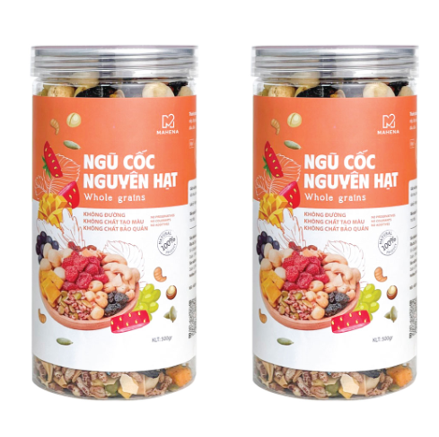 D1: [HANNAH_MHN] COMBO 2 HỘP NGŨ CỐC NGUYÊN HẠT