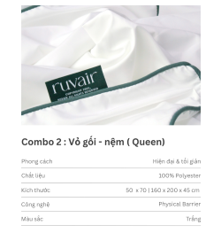 COMBO RUVAIR QUEEN
