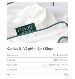 COMBO RUVAIR KING