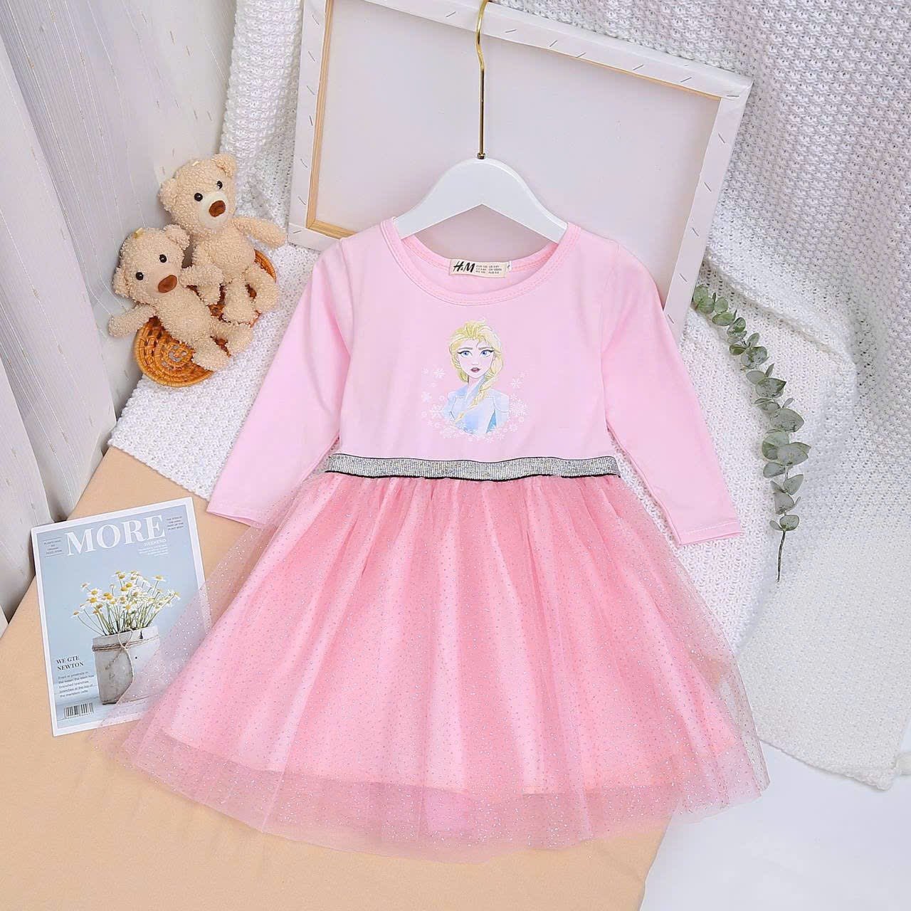 Váy Elsa 3 màu HM TỒN