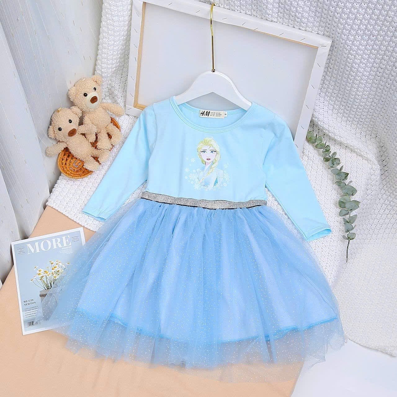 Váy Elsa 3 màu HM TỒN