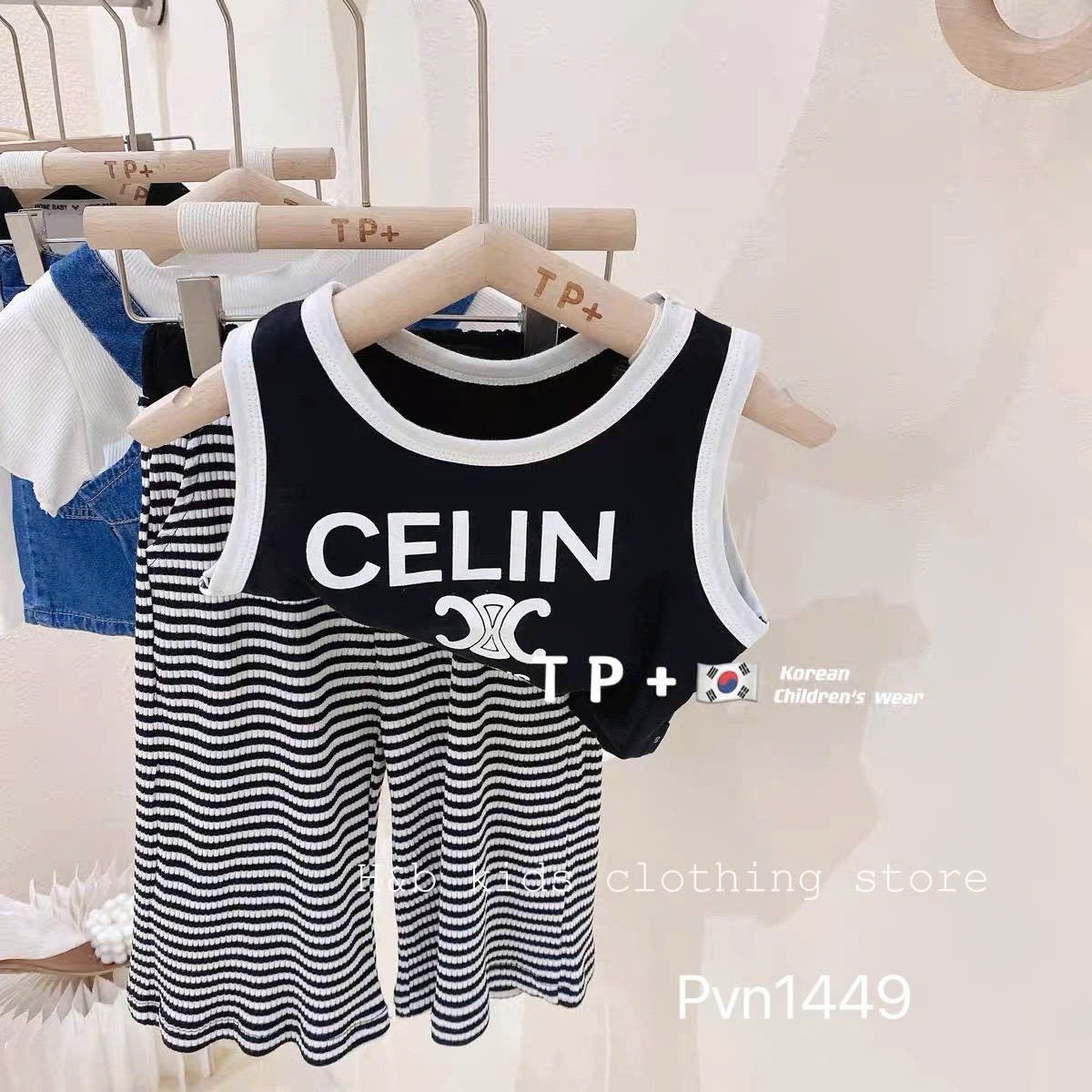 Bộ sọc ngang Celin 2 màu r7 TỒN