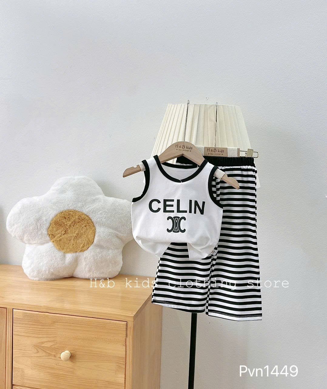 Bộ sọc ngang Celin 2 màu r7 TỒN