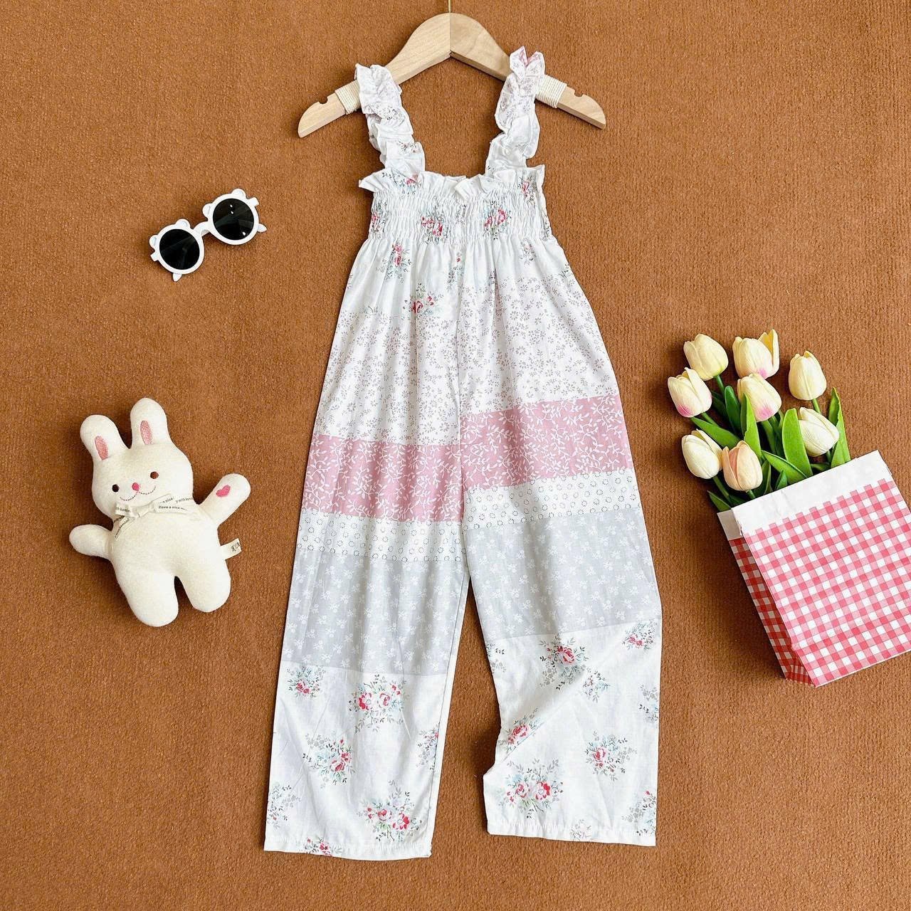 Bộ dài jum họa tiết hoa Nakid r7 TỒN