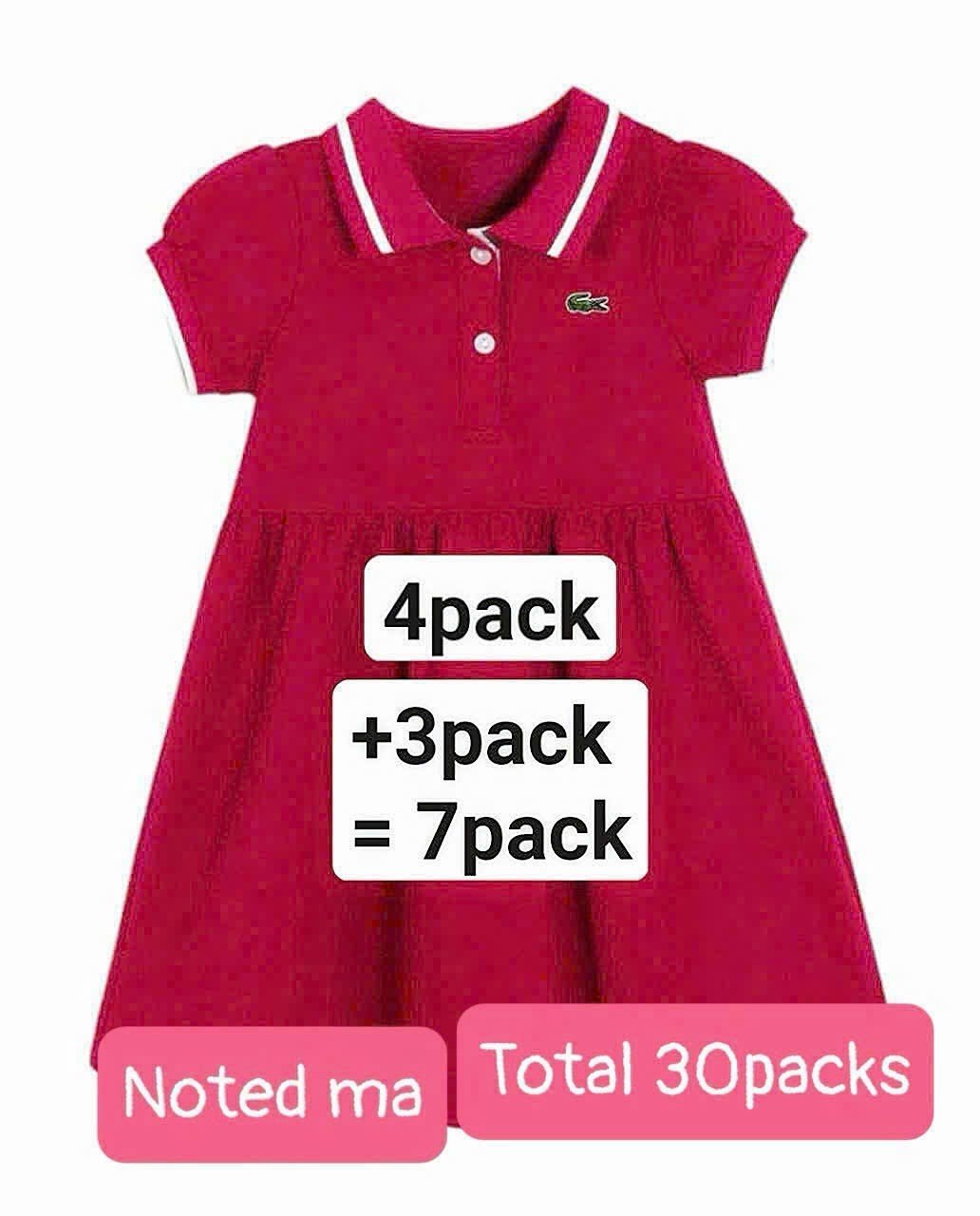 Váy đỏ đô Lacoste Nakid